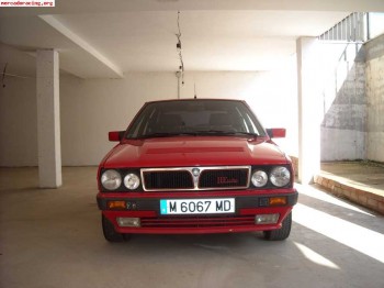 Lancia hf turbo 1.6  rojo