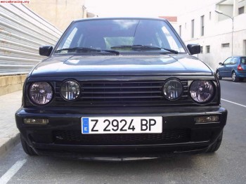 Se vende o cambia golf mk2 con motor 20vt