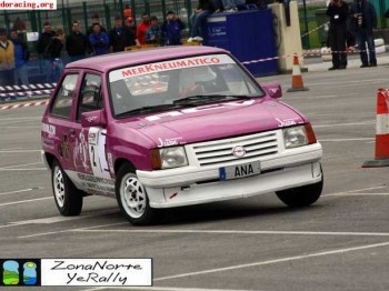 Opel corsa slalom!
