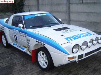 Mazda rx-7 group b historic rally car