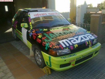 Mazda 323 gt 1.8 16v 1500 € negociables con barras nuevas,ba