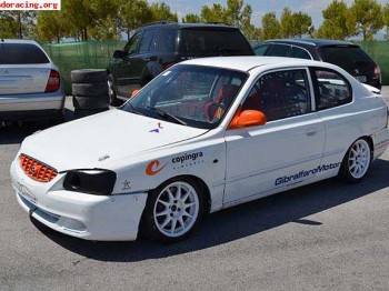 Hyundai accent evolucionado de la copa faseii