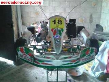 Karting tonykart 125cc, se cambia por casco stilo snell 2005