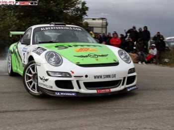 Porsche 997 gt3 rally campeón asfalto cataluña 2014