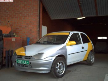 Vendo corsa b 2.0 16v de autocros,recien hecho,con suspensio