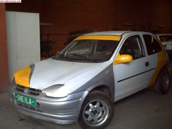 Vendo opel corsa b 2.0 16v recien hecho para autocros,con su