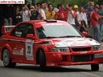 Mitsubishi evo 6 gr n con golpe