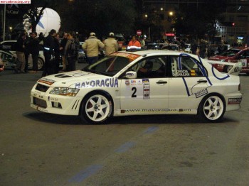 Mitsubishi lancer evo 7, campeon madrileño de rallyes 2007