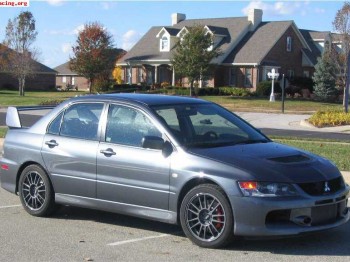 Mitsubishi evo 9 mr de calle