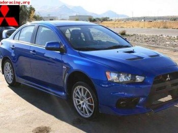 Mitsubishi lancer x mr con golpe 