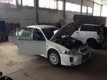 Mitsubishi lancer evo 5 ralliart germany/ tierra - asfalto -