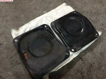 Tapas aforador y bomba gasolina carbono