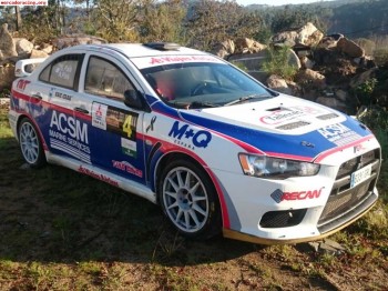 Mitsubishi evox n  campeón gallego