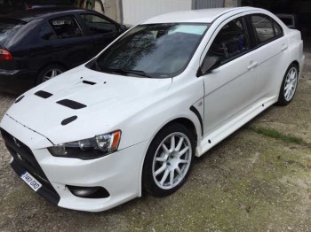 Mitsubishi evo x  n plus o n fia