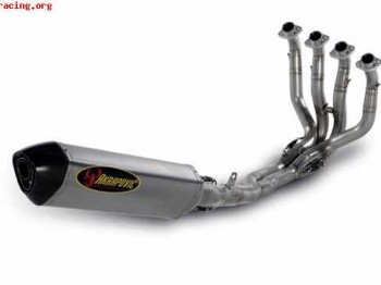 Escape akrapovic titanio para susuki 600 gsxr k7