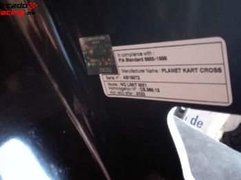 Asiento de fibra homologado!!