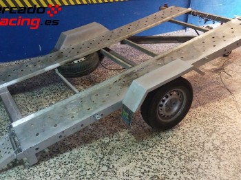 Remolque para car cross 750 kg con freno inercia