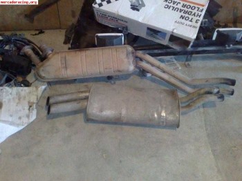 Linea de escape completa de bmw 325i