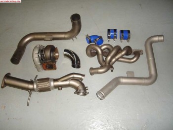 Kit turbo garret gt35   colector   tubos ford focus st 2.5  