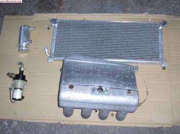Kit de intercooler doble refrigerado por agua de renault 5 t
