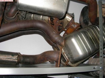Vendo linea de escape completa para ford focus rs mk1