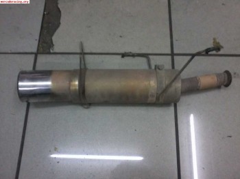 Escape inox para 206 gti