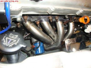 Colector de escape rc racing enfundado