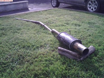 Vendo linea artesanal de 205 con silencioso incluido 50€