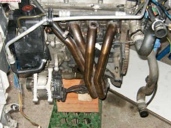 Colectores inox procedentes de 206 1.6 16v