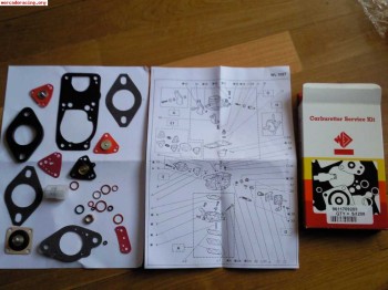 Juntas carburador solex 32 dis gt turbo