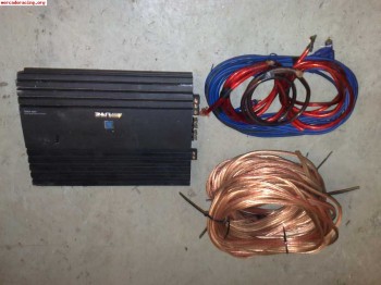 Vendo amplificador y subwoofer alpine