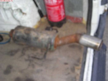 Escape trasero citroen saxo cup