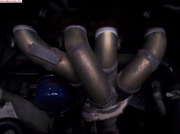 Colectores iresa 4-1 en inox para megane coupe