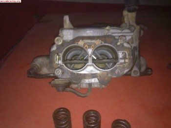Carburador  weber dcnvh 36 y colector admision,  205 gtx