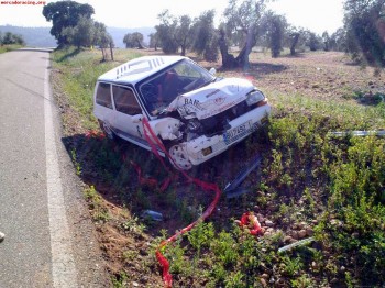 Se vende siniestro documentado gt turbo con itv de rallyes  