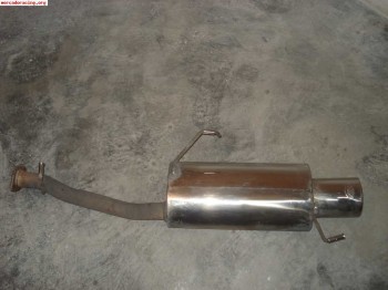 Tubo de escape don silencioso
