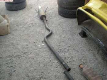 Linea de escape gr n para peugeot 106