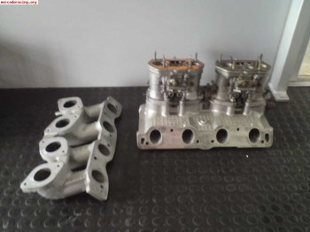 Colector biarbol   carburadores