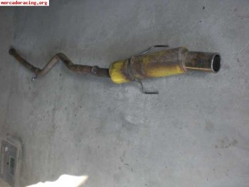 Dos lineas rectas de escape saxo