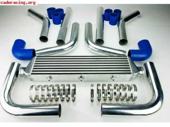 Kit universal intercooler con tuberias y juntas de silicona