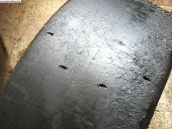 Slicks dunlop sports 210/620-17 casi nuevos!