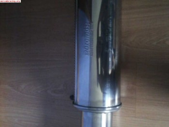 Vendo silencioso duramas inox 100mm