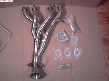 Colectores inox golf mk2 mk3 4-2-1 1.8 2.0 8v incluid g60 19
