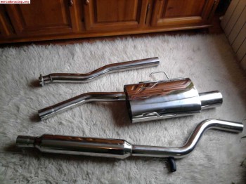 Linea de escape completa inox saxo 106 8v nueva economica co