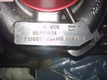 Turbo alfa romeo 156 jtd 16v 