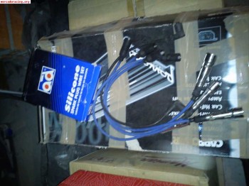 Juego de cables de bujia en silicona golf mk2 gti