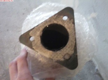 Supresor en inox de catalizador e intermedio,boca a colector