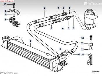 Radiador aceite m3 e36