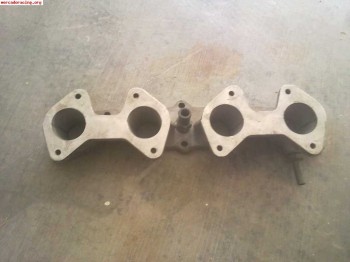 Colectores de admision doble weber dcoe para ford motor cvh,