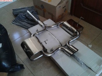 Tubo escape competicion para mini cooper s 